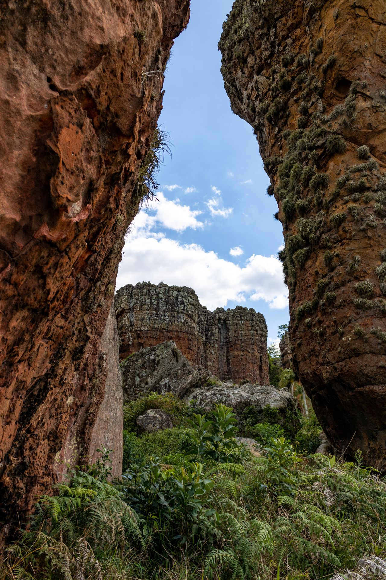 Sculpted canyon inside Isalo National Park, Madagascar