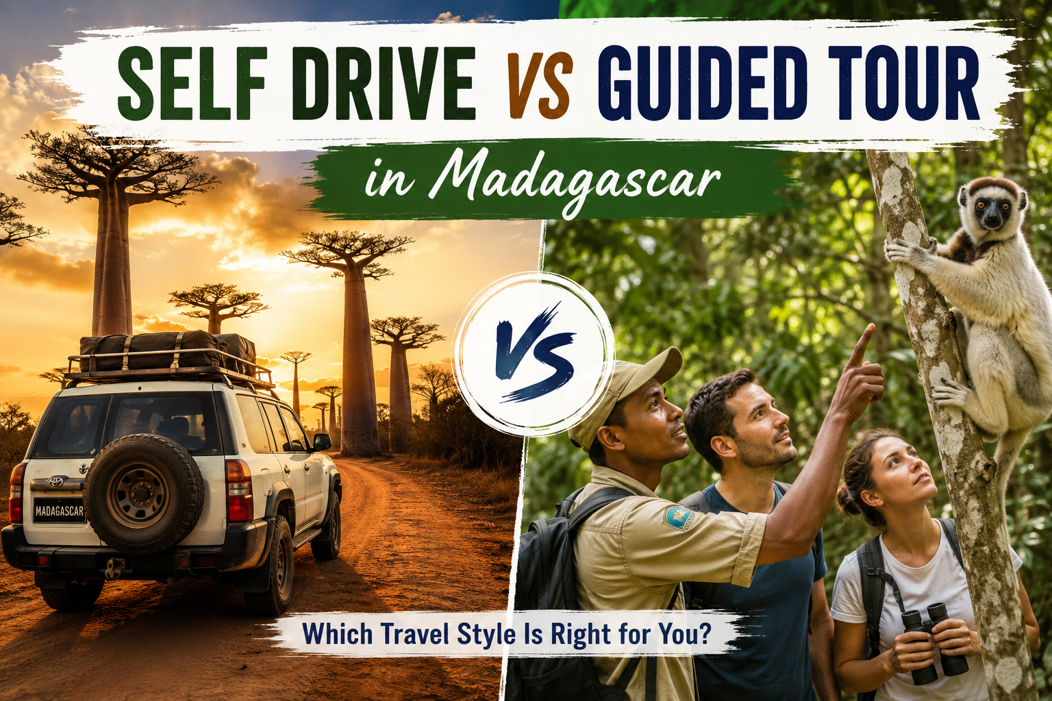 Self Drive vs Guided Tour in Madagascar