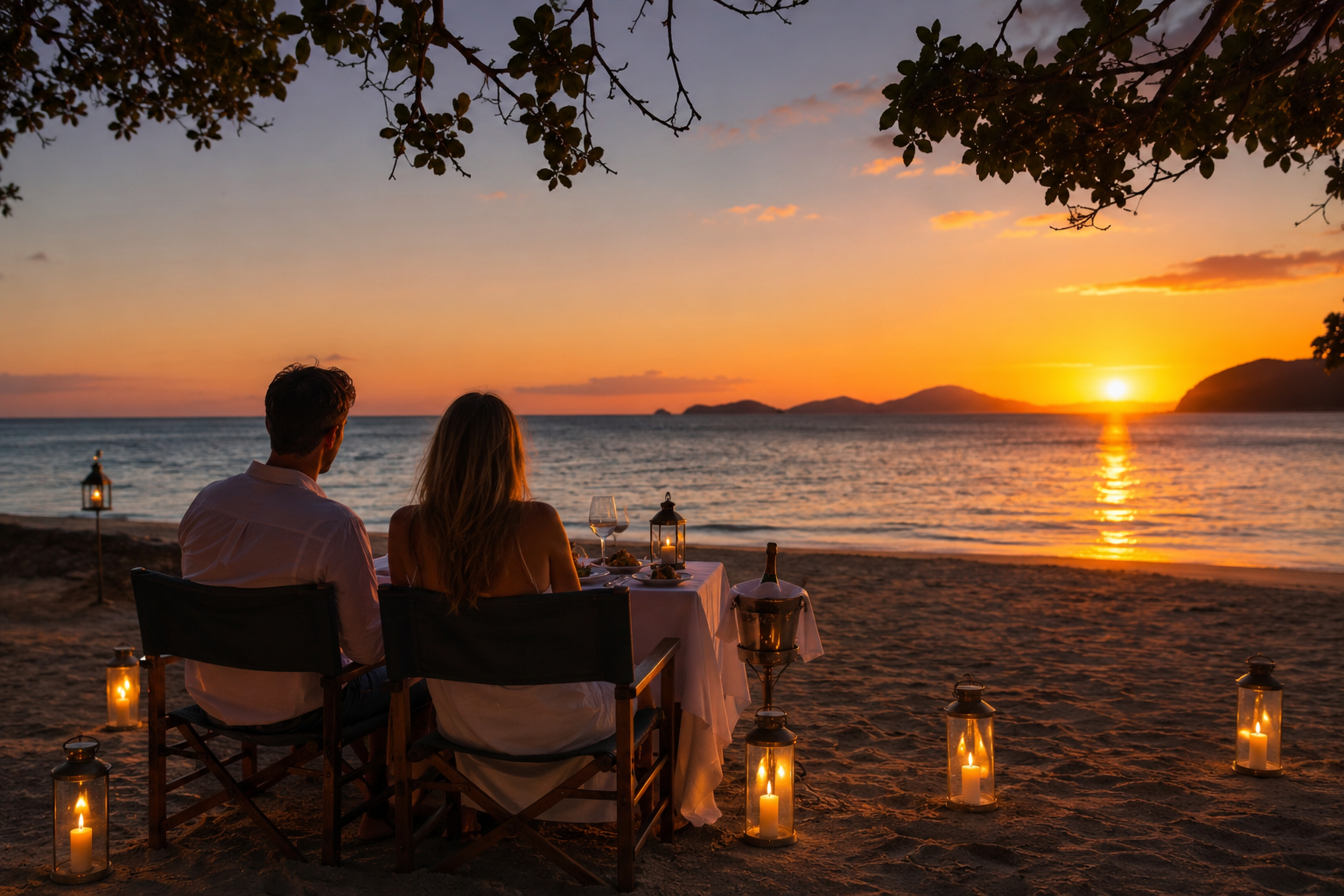 Luxury honeymoon in Madagascar with private beach dinner